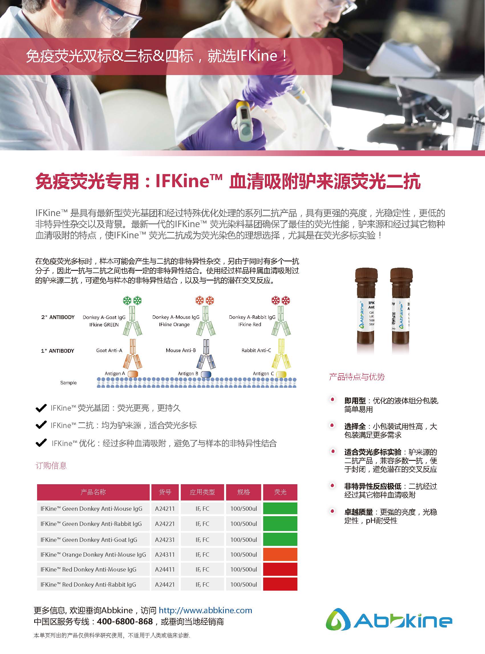 免疫荧光双标&三标&四标-产品手册