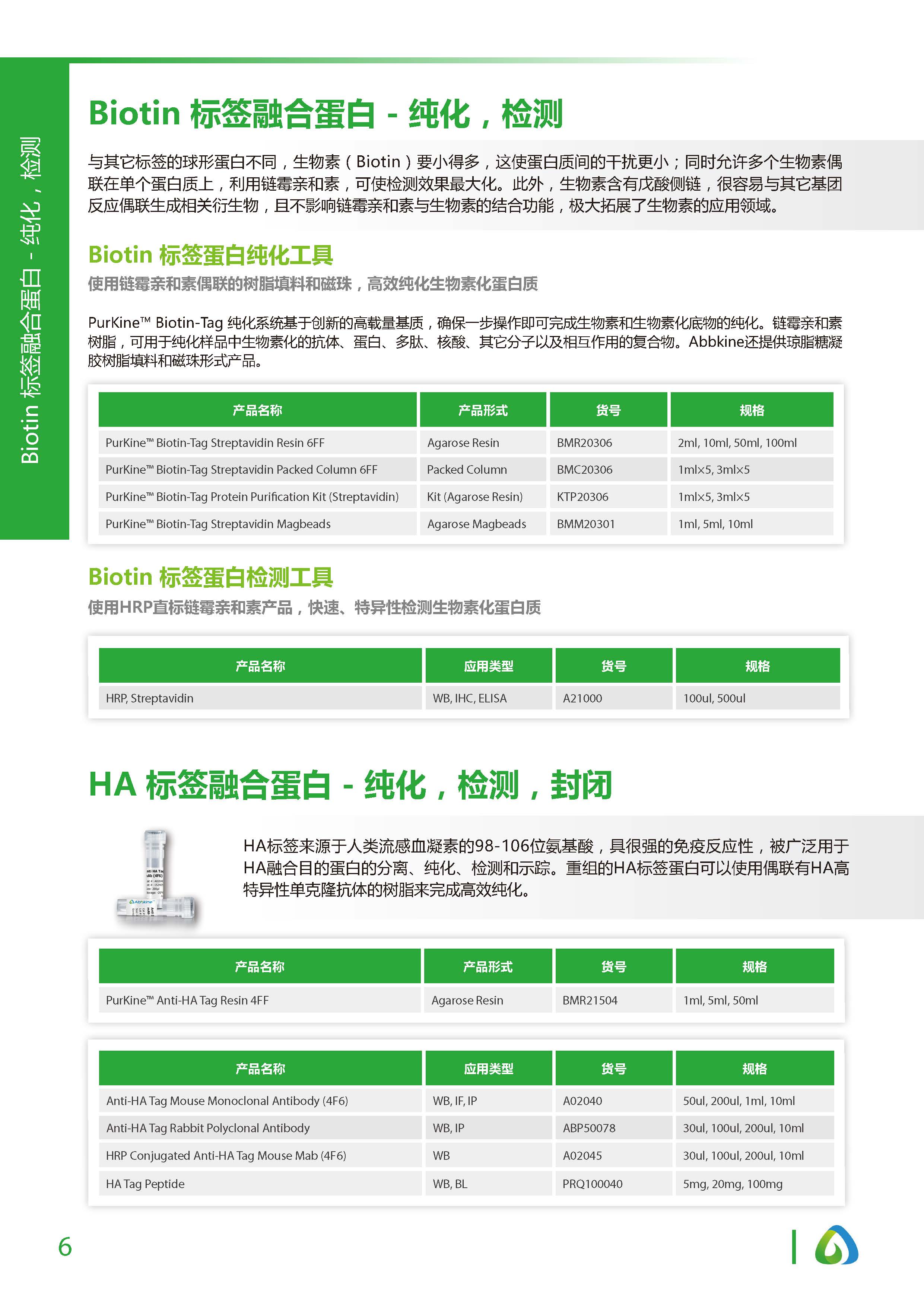 蛋白质&抗体纯化和检测工具